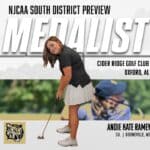 Andie Kate Ramey makes comeback to win NJCAA South District Preview WGF | What a 𝓬𝓸𝓶𝓮𝓫𝓪𝓬𝓴 for Andie Kate Ramey!!